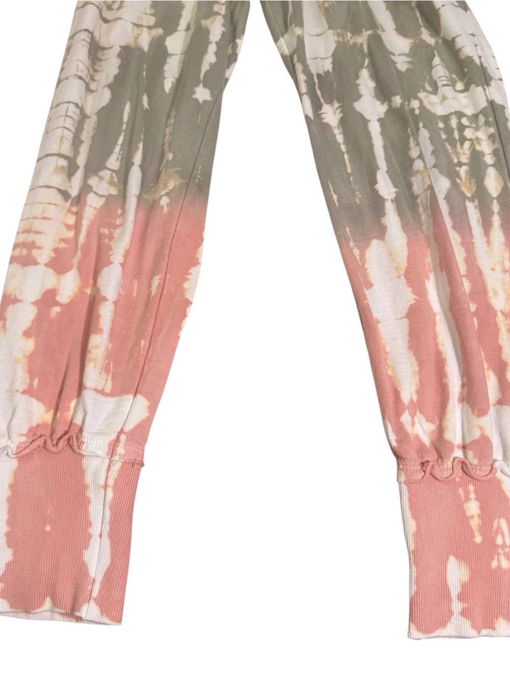 Young Fabulous & Broke Size Medium Tie Dye Joggers Pants Boho High Rise Lounge - Picture 2 of 7